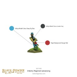 infantry regiment advancing