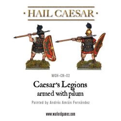 caesar's legions armed with pilum