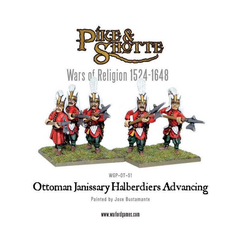 ottoman janissary halberdiers advancing