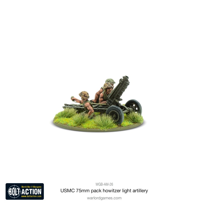 USMC 75mm pack howitzer light artillery