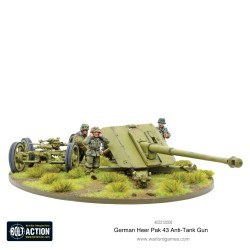 german heer PAK 43 anti-tank gun