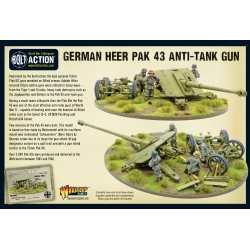 german heer PAK 43 anti-tank gun