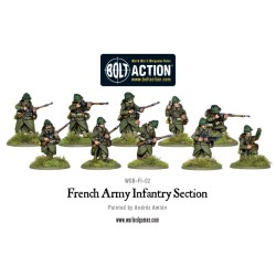 french army infantry section