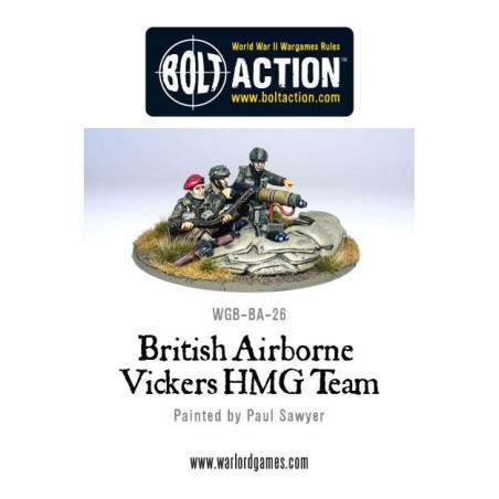 british paras vickers MMG team