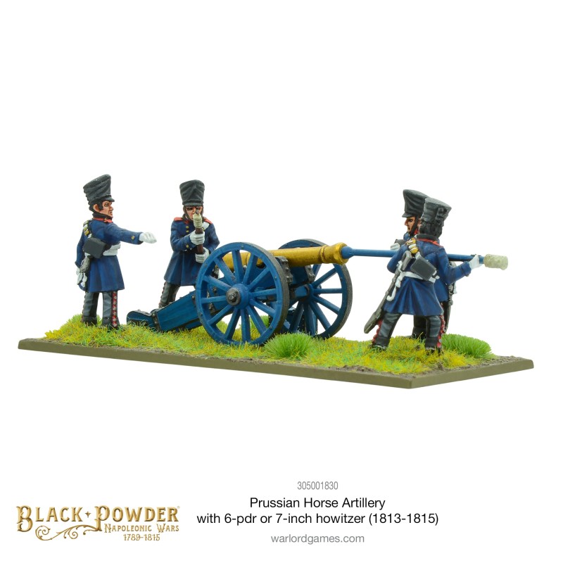 prussian horse artillery with 6 pdr 1813-1815