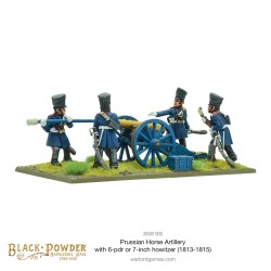 prussian horse artillery with 6 pdr 1813-1815