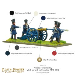 prussian horse artillery with 6 pdr 1813-1815