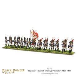 spanish infantry 1st bataillon 1805-1811