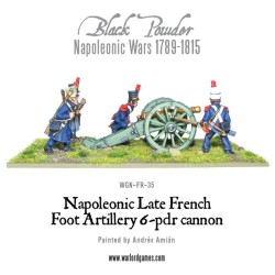 french napoleonic 6 pounder foot artillery