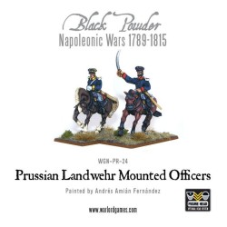 prussian landwehr officers...