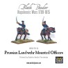 prussian landwehr officers mounted