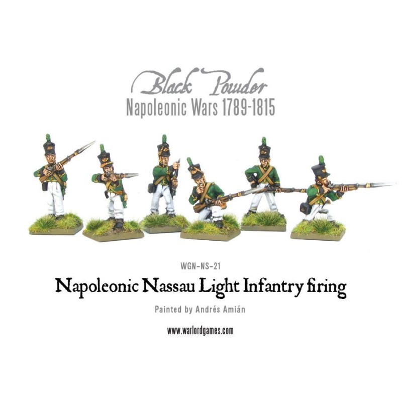 napoleonic nassau light infantry firing