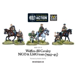 waffen-SS cavalry NCO & LMG...