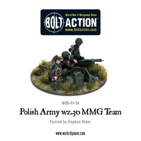 polish army wz.30 MMG team