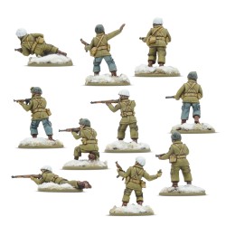 US airborne pathfinder squad winter