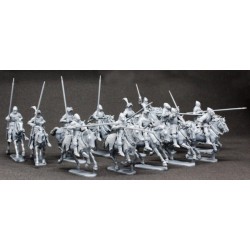 Mounted agincourt knights 1415-29