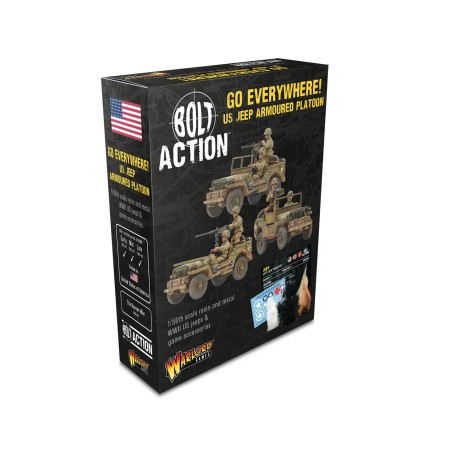go everywhere! US jeep armoured platoon