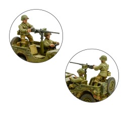 go everywhere! US jeep armoured platoon