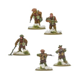 crossing the rhine british & canadian infantry winter starter army