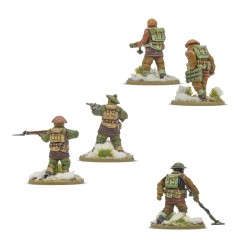 crossing the rhine british & canadian infantry winter starter army