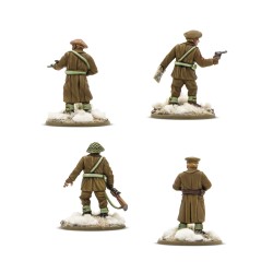british & canadian infantry winter platoon commanders