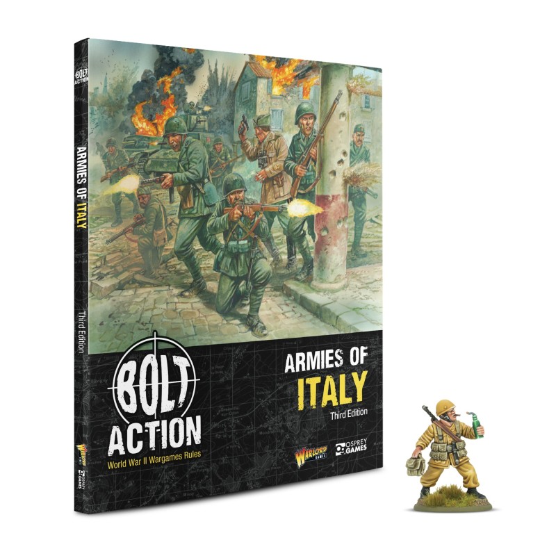 Livre Armies of Italy 2025 avec desert lighting