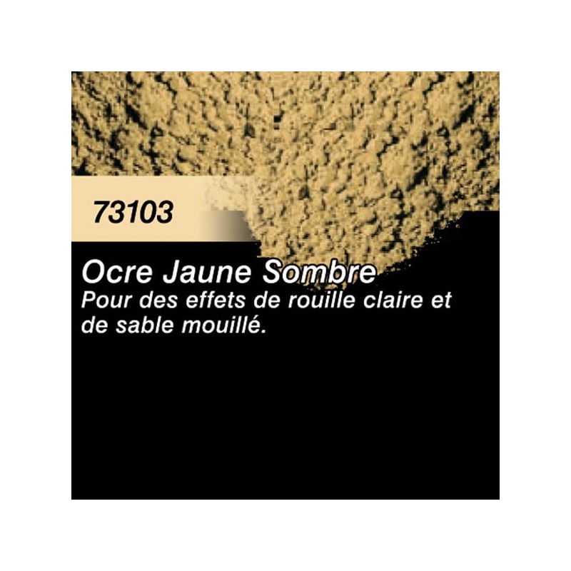 73103 pigment ocre jaune sombre