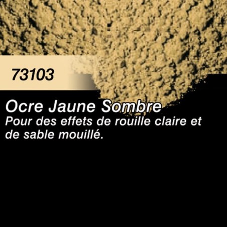 73103 pigment ocre jaune sombre